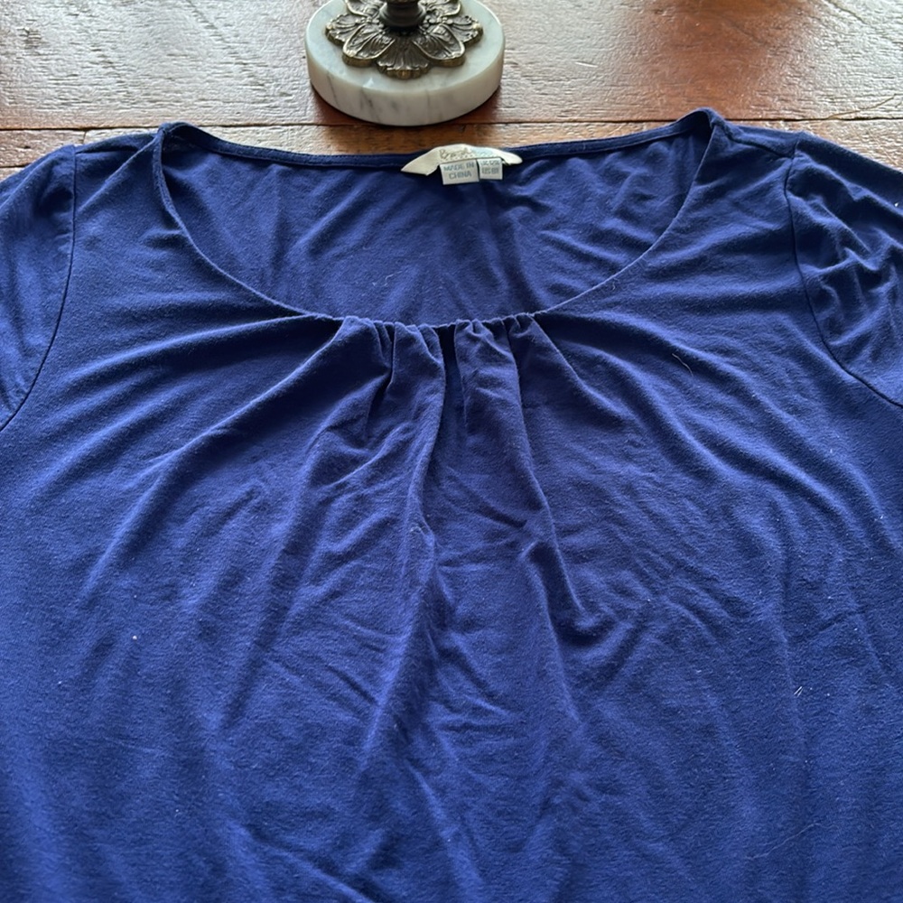 Boden Francine Tee Top gathered print Skirt Dress.  Size 8 - Picture 4 of 4